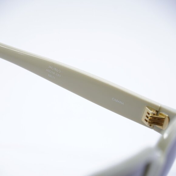 Jacquemus CABANA JAC/86 C2 Sunglasses Sand Square Frame, Brown Lenses
